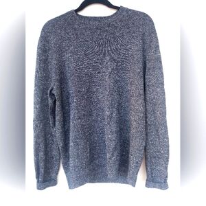 ❄️Hackett London Winter Linen Crew Sweater Large Wool Linen Cashmere UK Luxury